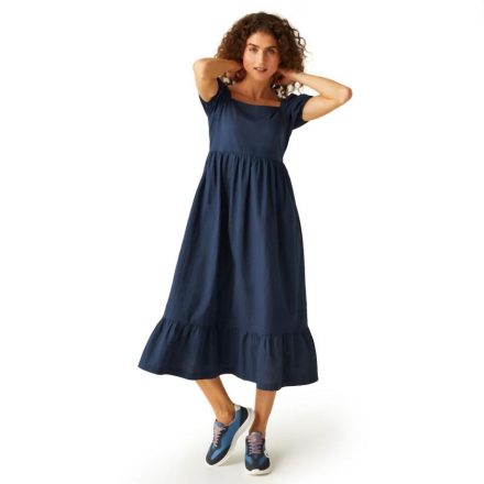 Regatta Emilrah MidiDress Női nyári könnyû pamutruha kék