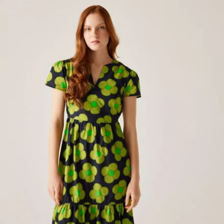 Regatta OrlaTierMidiDress Női ruha zöld