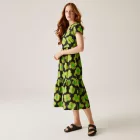 Regatta OrlaTierMidiDress Női ruha zöld