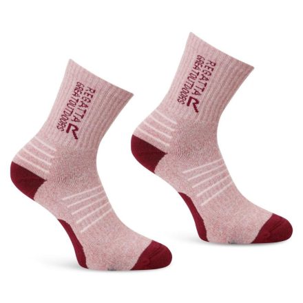 Regatta WmnBambooSock 2Pk bambuszos zokni 2 pár rózsaszín/korall/pink