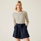 Regatta Sabela Shorts ll Női pamut-len rövidnadrág kék