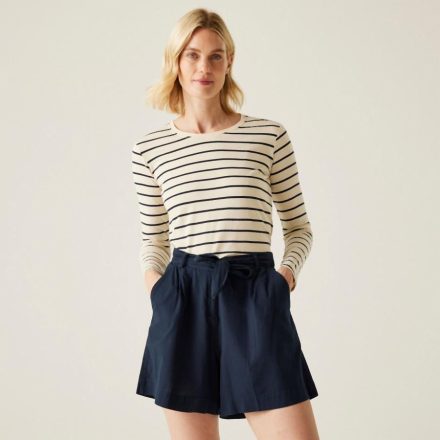 Regatta Sabela Shorts ll Női pamut-len rövidnadrág kék