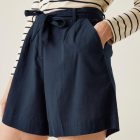 Regatta Sabela Shorts ll Női pamut-len rövidnadrág kék