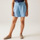 Regatta Sabela Shorts ll Női pamut-len rövidnadrág kék