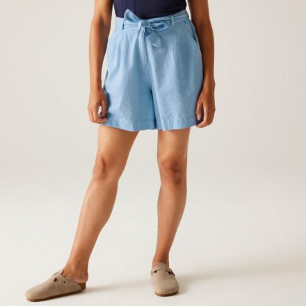 Regatta Sabela Shorts ll Női pamut-len rövidnadrág kék