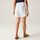 Regatta Sabela Shorts ll Női pamut-len rövidnadrág fehér