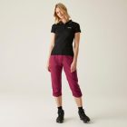 Regatta Chaska Capri lII Női capri túranadrág piros