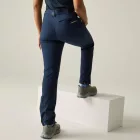 Regatta WmsGeoSSTrsII Női softshell túranadrág rövidebb szárhosszal kék