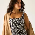 Regatta Loria Tankini Top Női fürdőruha felső fekete
