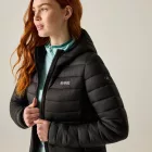 Regatta Wmn Hood Marizion női könnyû kabát fekete