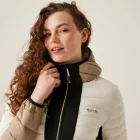 Regatta WmnHoodLeedreHybr Női  pehelykönnyû dzseki barna