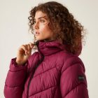 Regatta Andia II Női bélelt télikabát bordó