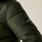 Regatta Nurie Női bélelt steppelt kabát zöld