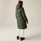 Regatta Nurie Női bélelt steppelt kabát zöld