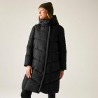 Regatta Nurie Női bélelt steppelt kabát fekete