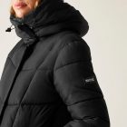 Regatta Nurie Női bélelt steppelt kabát fekete