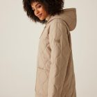 Regatta Jaycee II Női bélelt steppelt kabát bézs