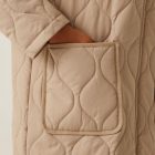 Regatta Jaycee II Női bélelt steppelt kabát bézs