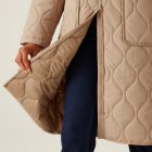 Regatta Jaycee II Női bélelt steppelt kabát bézs