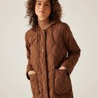 Regatta Jaycee II Női bélelt steppelt kabát barna