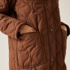 Regatta Jaycee II Női bélelt steppelt kabát barna