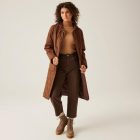 Regatta Jaycee II Női bélelt steppelt kabát barna