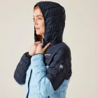 Regatta WmnHoodHillpckIII Nő könnyû, steppelt dzseki kék