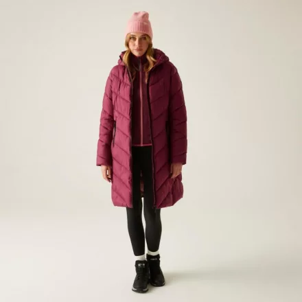 Regatta Anita Női steppelt kabát rózsaszín/korall/pink 