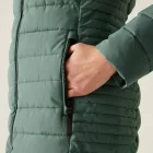 Regatta Andria Női steppelt kabát zöld