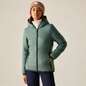 Regatta Womens Rigain Női steppelt kabát zöld
