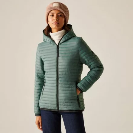 Regatta Womens Rigain Női steppelt kabát zöld