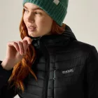 Regatta Womens Lightfell Női bélelt steppelt kabát fekete