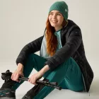Regatta Womens Lightfell Női bélelt steppelt kabát fekete