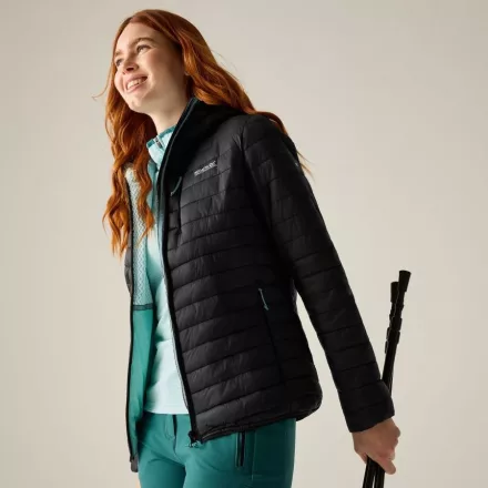 Regatta Womens Lightfell Női bélelt steppelt kabát fekete