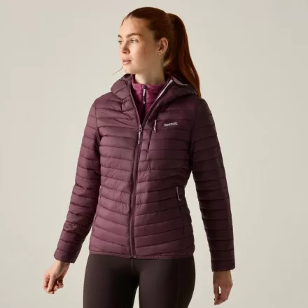 Regatta Womens Lightfell Női bélelt steppelt kabát bordó
