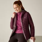 Regatta Womens Lightfell Női bélelt steppelt kabát bordó