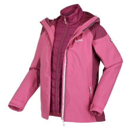 Regatta Wmns Wentwood VII női 3in1 kabát 15.000 mm rózsaszín/korall/pink