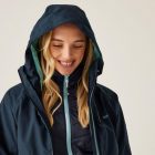 Regatta Womens WentwoodIX Női Isotex 15000 vízálló és légáteresztő technikai 3in1 kabát kék