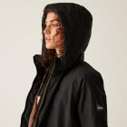 Regatta Womens WentwoodIX Női Isotex 15000 vízálló és légáteresztő technikai 3in1 kabát fekete