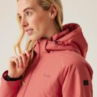 Regatta Women's Frelton Női bélel Isotex 10000 vízálló és légáteresztő dzseki rózsaszín/korall/pink