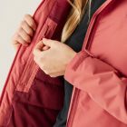 Regatta Women's Frelton Női bélel Isotex 10000 vízálló és légáteresztő dzseki rózsaszín/korall/pink