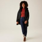 Regatta Sabinka II Női bélelt kabát 10000 vízálló és lélegző fekete