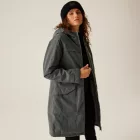 Regatta Romine II Női bélelt meleg kabát 10000 vízálló és lélegző szürke