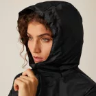 Regatta Romine II Női bélelt meleg kabát 10000 vízálló és lélegző fekete