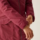 Regatta Romine II Női bélelt meleg kabát 10000 vízálló és lélegző bordó