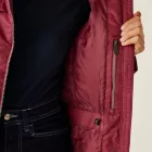 Regatta Romine II Női bélelt meleg kabát 10000 vízálló és lélegző bordó