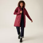 Regatta Romine II Női bélelt meleg kabát 10000 vízálló és lélegző bordó