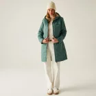 Regatta Romine II Női bélelt meleg kabát 10000 vízálló és lélegző zöld