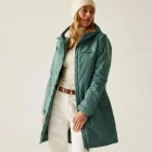 Regatta Romine II Női bélelt meleg kabát 10000 vízálló és lélegző zöld