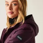 Regatta Romine II Női bélelt meleg kabát 10000 vízálló és lélegző bordó